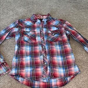 Men’s wrangler pearl snap 20x shirt
